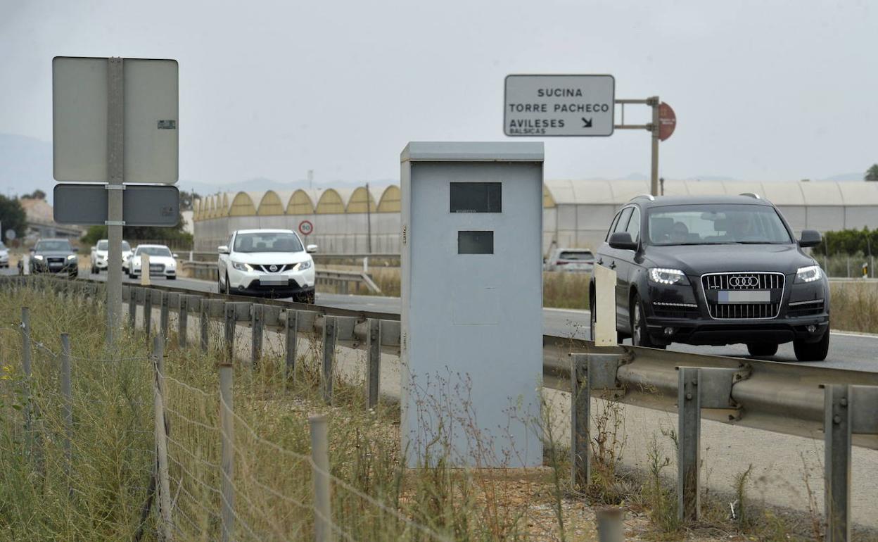 Radar en la autovía de San Javier. 