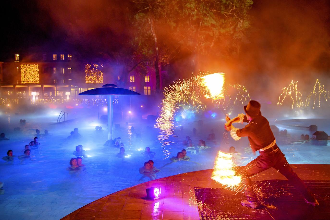 Fotos: Baños de fuego en Suiza