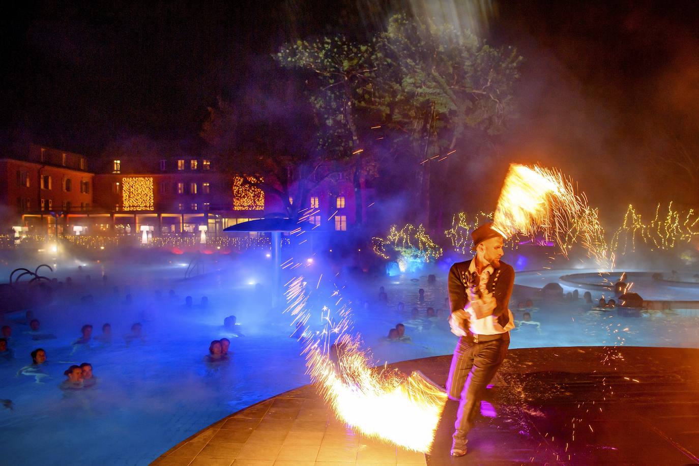 Fotos: Baños de fuego en Suiza