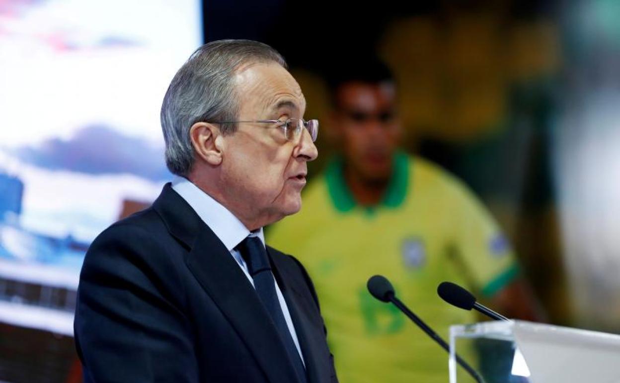 El presidente del Real Madrid, Florentino Pérez. 