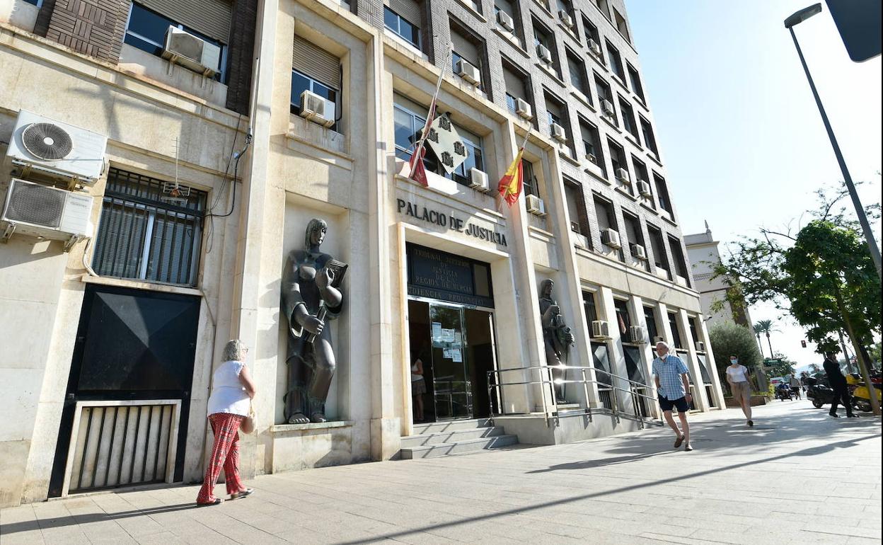 El Palacio de Justicia de la Región de Murcia, en una fotografía de archivo.