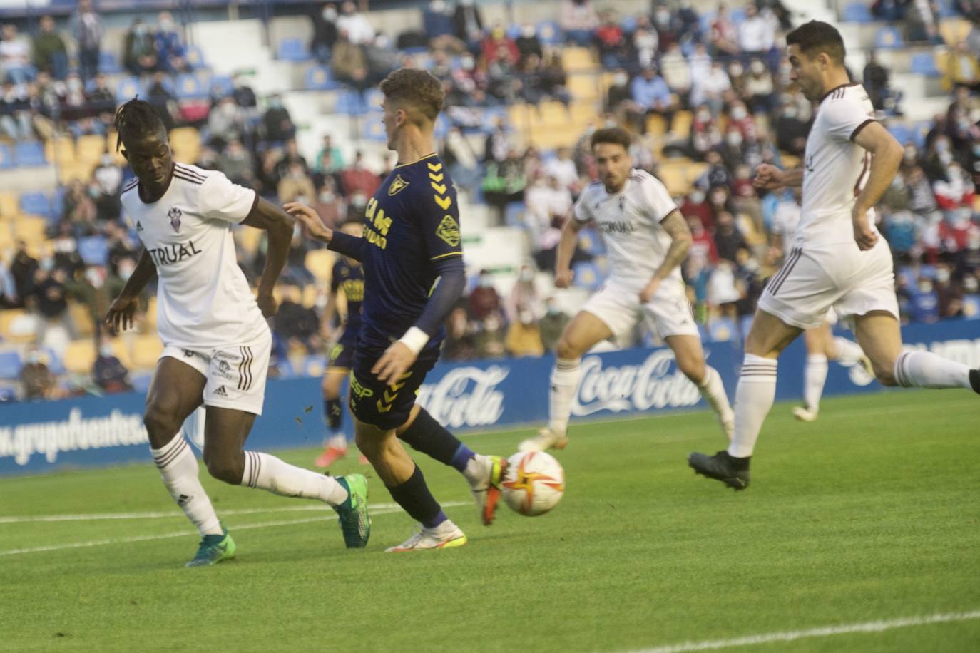 Fotos: La derrota del UCAM CF frente al Albacete Balompié, en imágenes