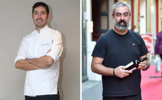 Premio al Mejor Chef del año: Juan Guillamón, de Restaurante Alma Mater (Murcia). | Premio al mejor sumiller: David Laínez, de La Bien Pagá.