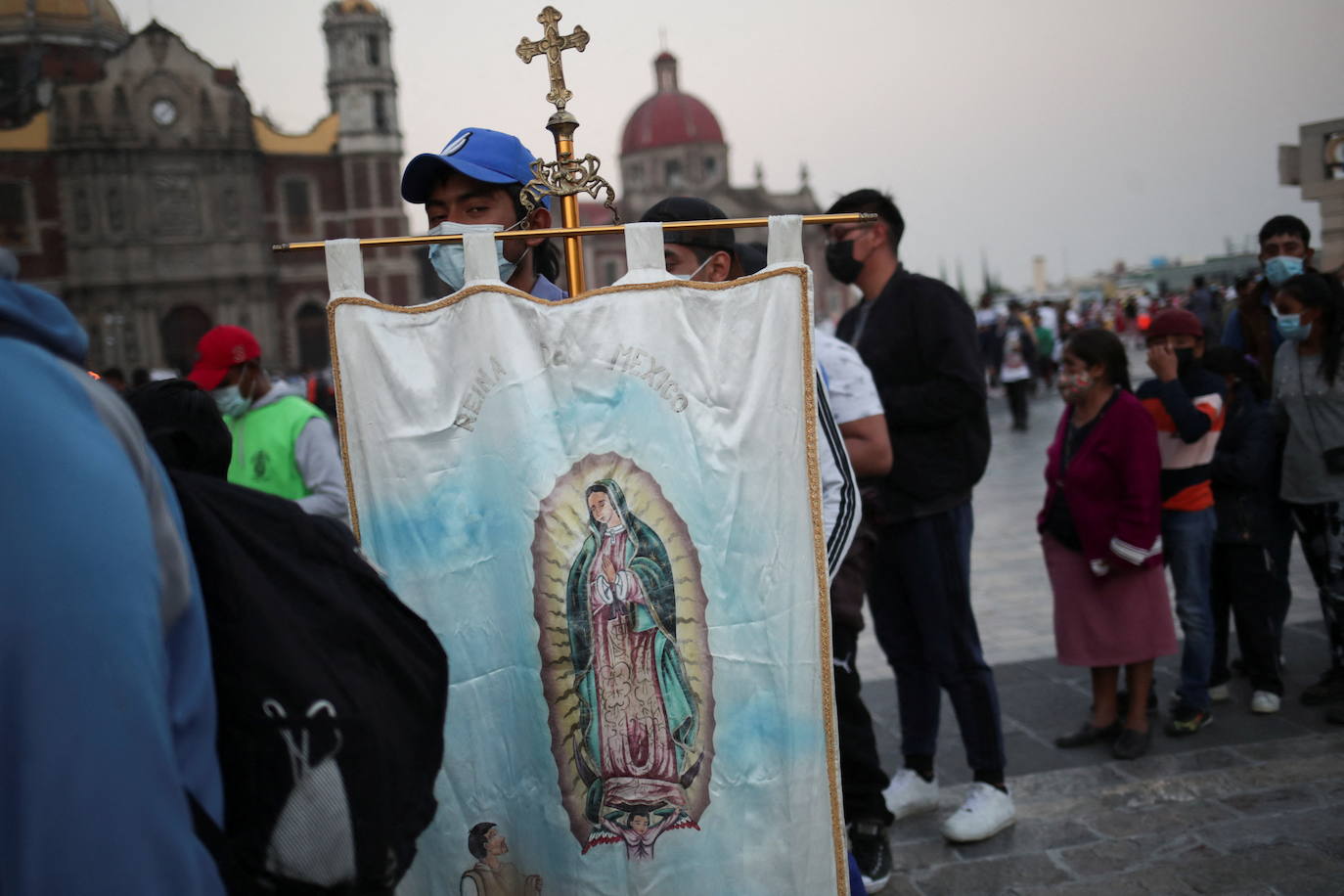 Fotos: Esperanza y medidas sanitarias para la Virgen de Guadalupe