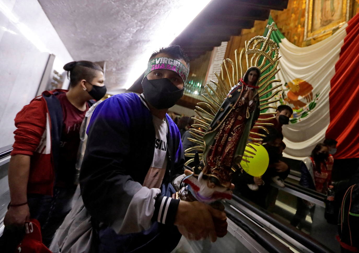 Fotos: Esperanza y medidas sanitarias para la Virgen de Guadalupe