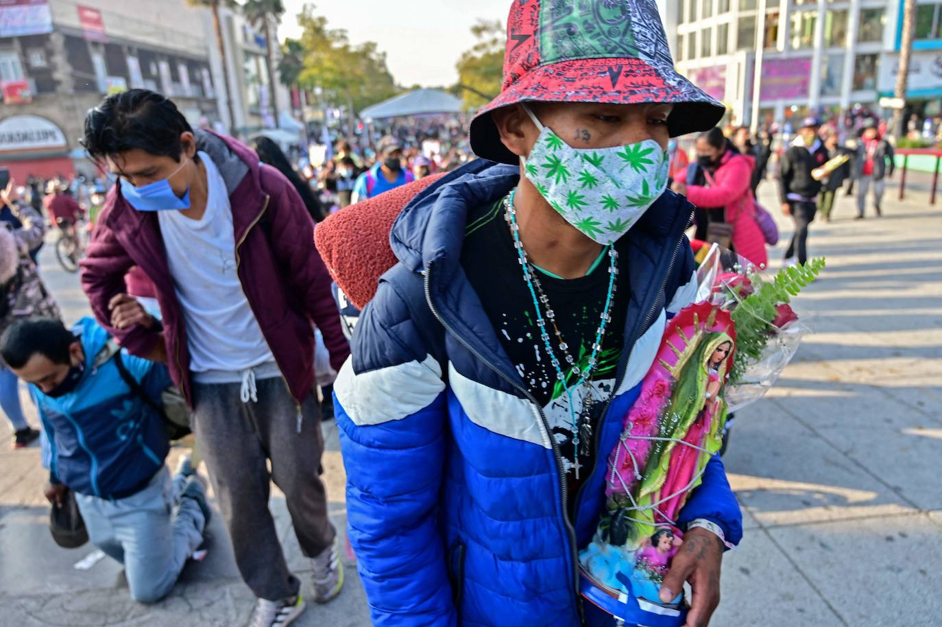 Fotos: Esperanza y medidas sanitarias para la Virgen de Guadalupe