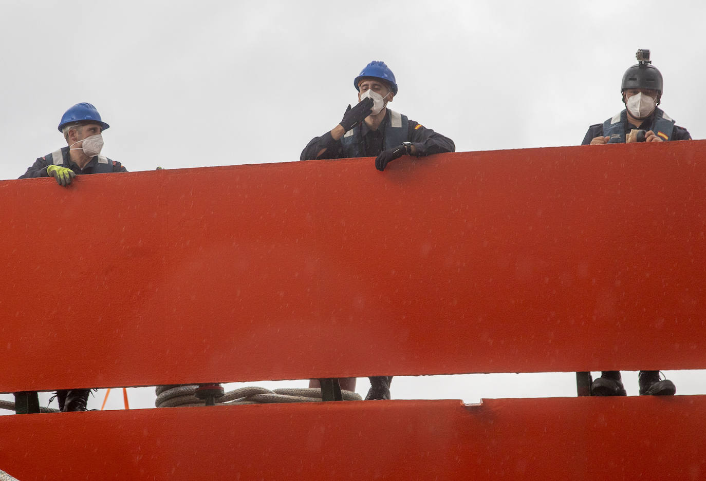 Fotos: El &#039;Hespérides&#039; zarpa desde el arsenal de Cartagena hacia la Antártida en &#039;modo burbuja&#039;