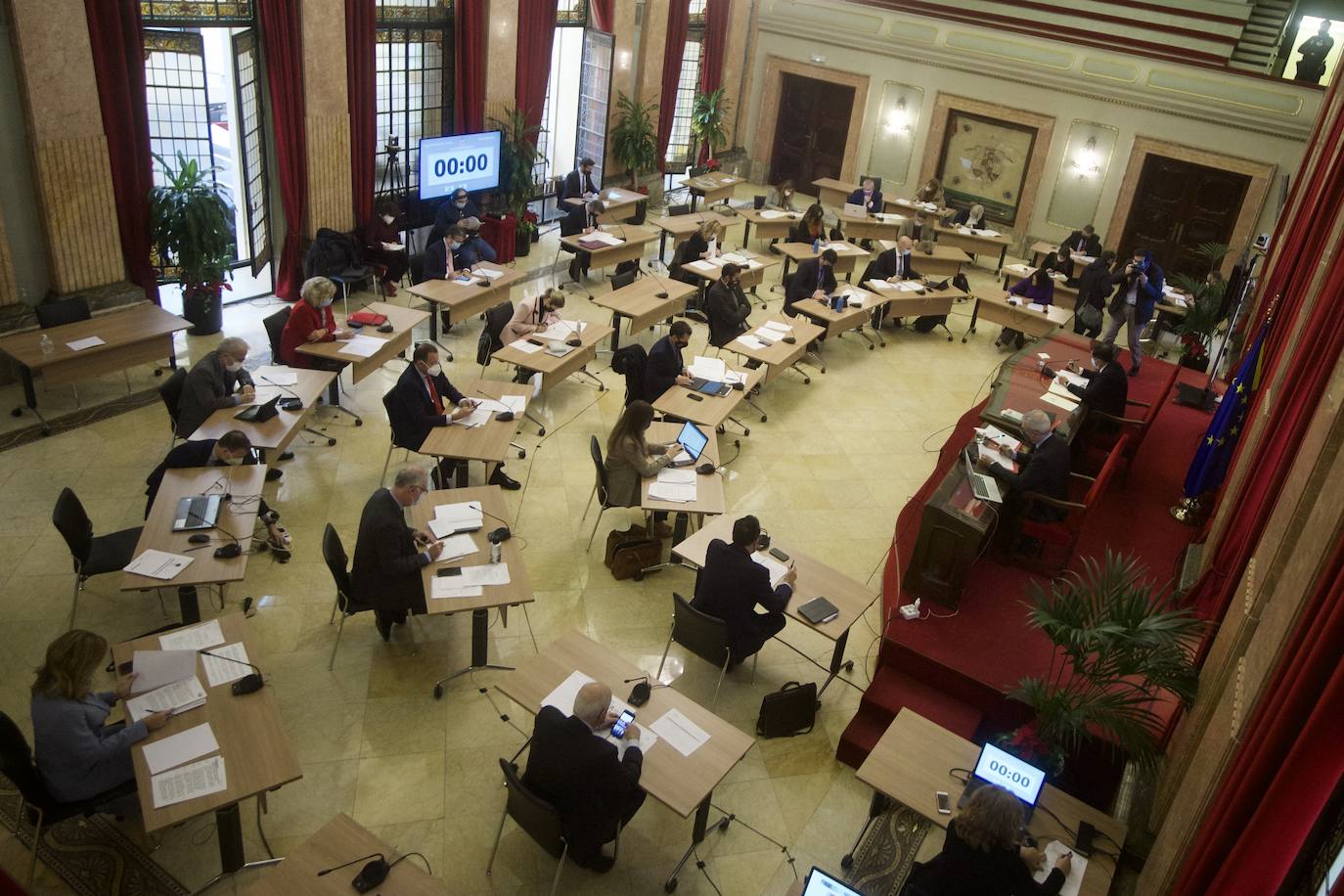 Fotos: Pleno municipal del Ayuntamiento de Murcia