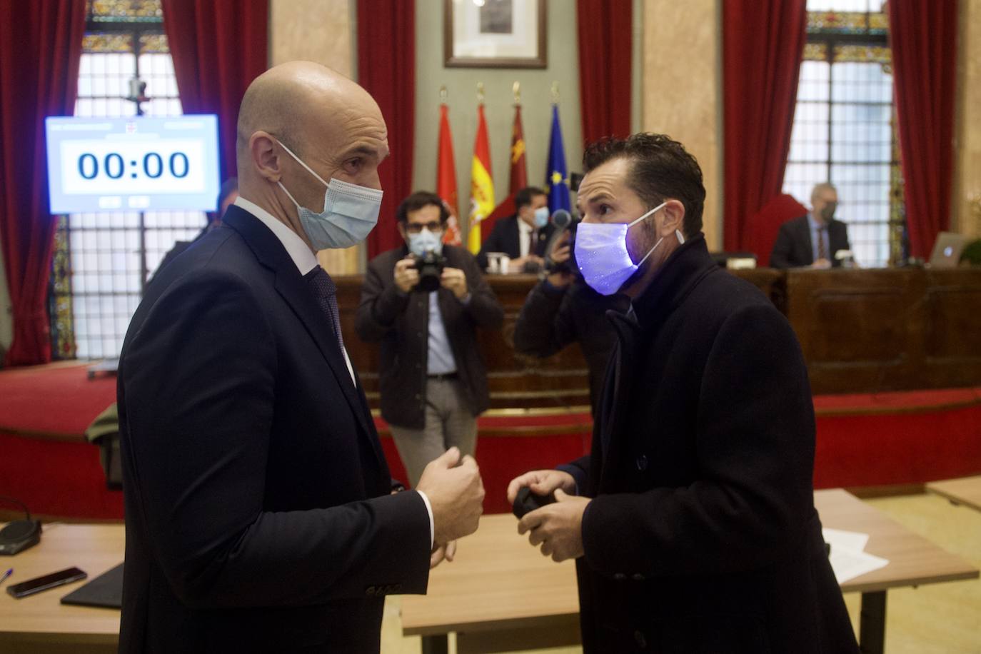 Fotos: Pleno municipal del Ayuntamiento de Murcia