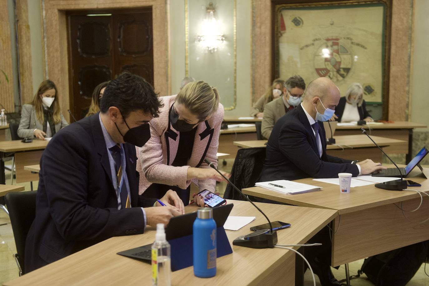 Fotos: Pleno municipal del Ayuntamiento de Murcia