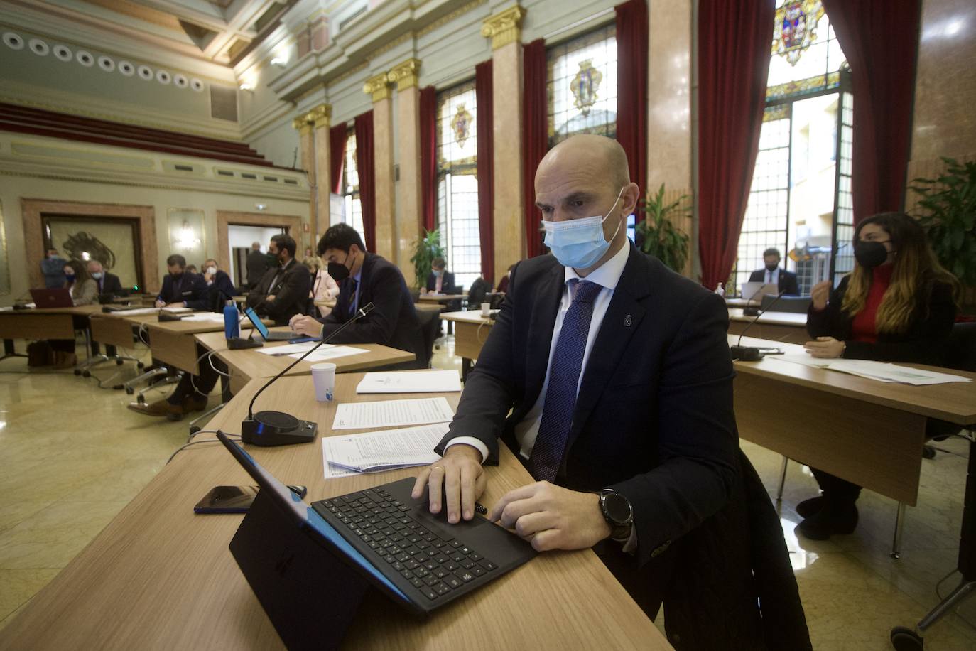 Fotos: Pleno municipal del Ayuntamiento de Murcia