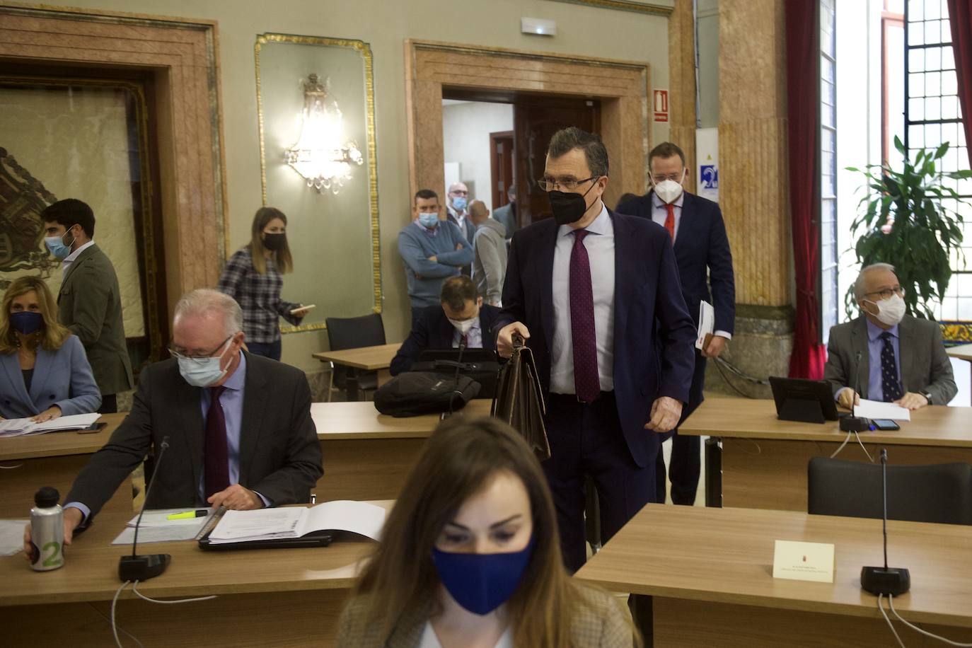 Fotos: Pleno municipal del Ayuntamiento de Murcia