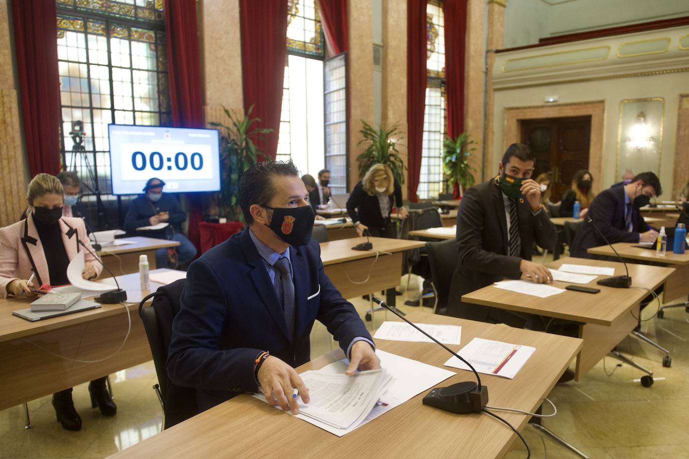 Fotos: Pleno municipal del Ayuntamiento de Murcia