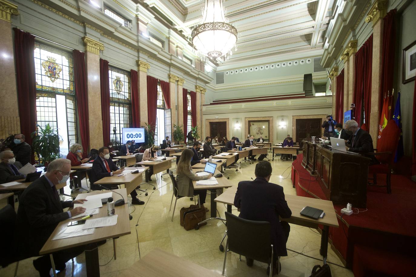 Fotos: Pleno municipal del Ayuntamiento de Murcia