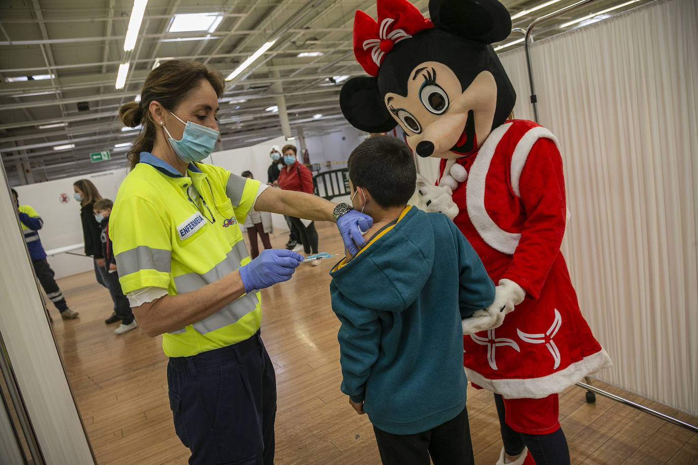 Fotos: Vacunas para 1.200 niños en Cartagena