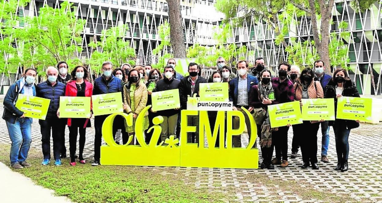 Entrega de los premios Red Punto Pyme. 