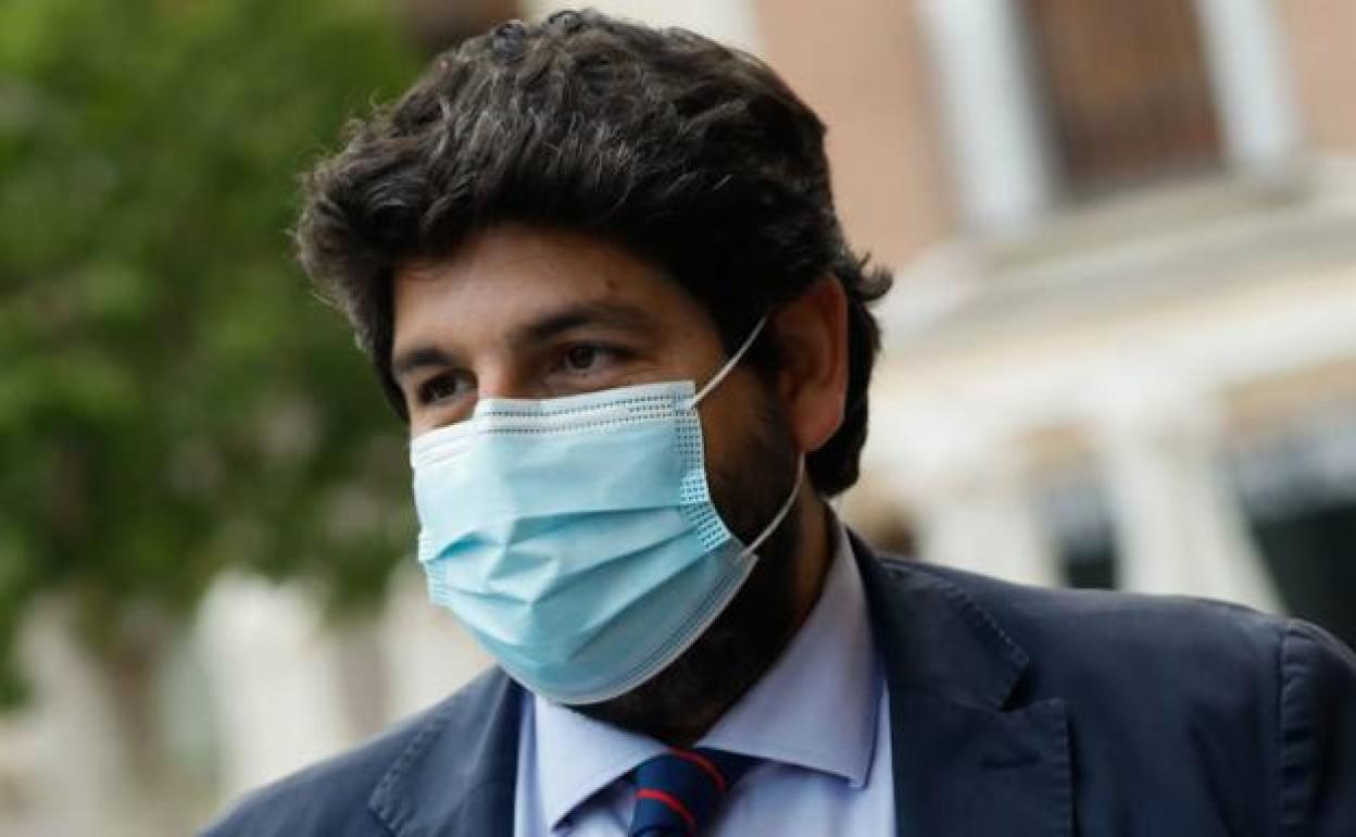 El presidente regional, Fernando López Miras, en una imagen de archivo. 