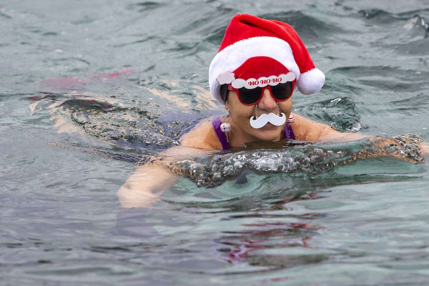 Fotos: Baño navideño en Ginebra