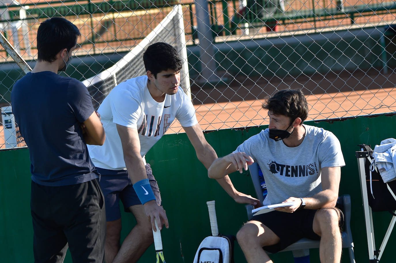 Fotos: Entrenamiento de Carlos Alcaraz en Murcia