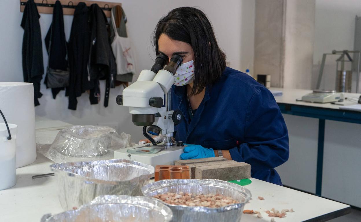 Una investigadora del proyecto. 