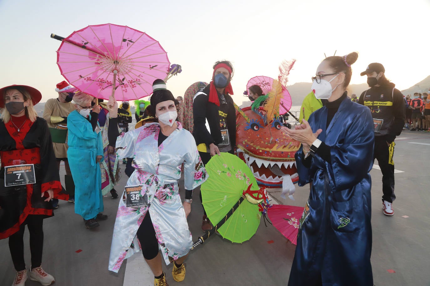 Fotos: El ambiente en la San Silvestre de Cartagena 2021, en imágenes