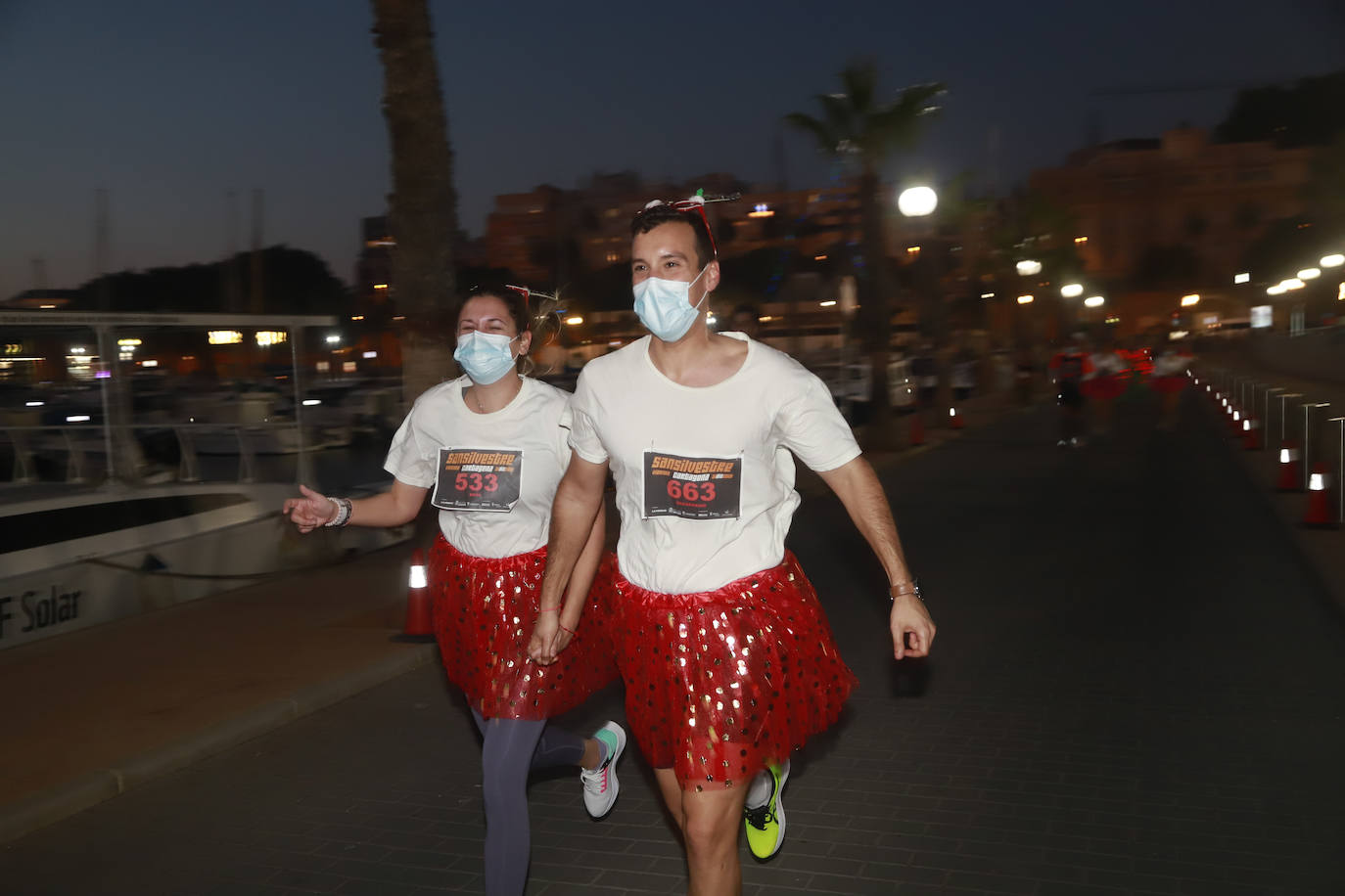 Fotos: El ambiente en la San Silvestre de Cartagena 2021, en imágenes