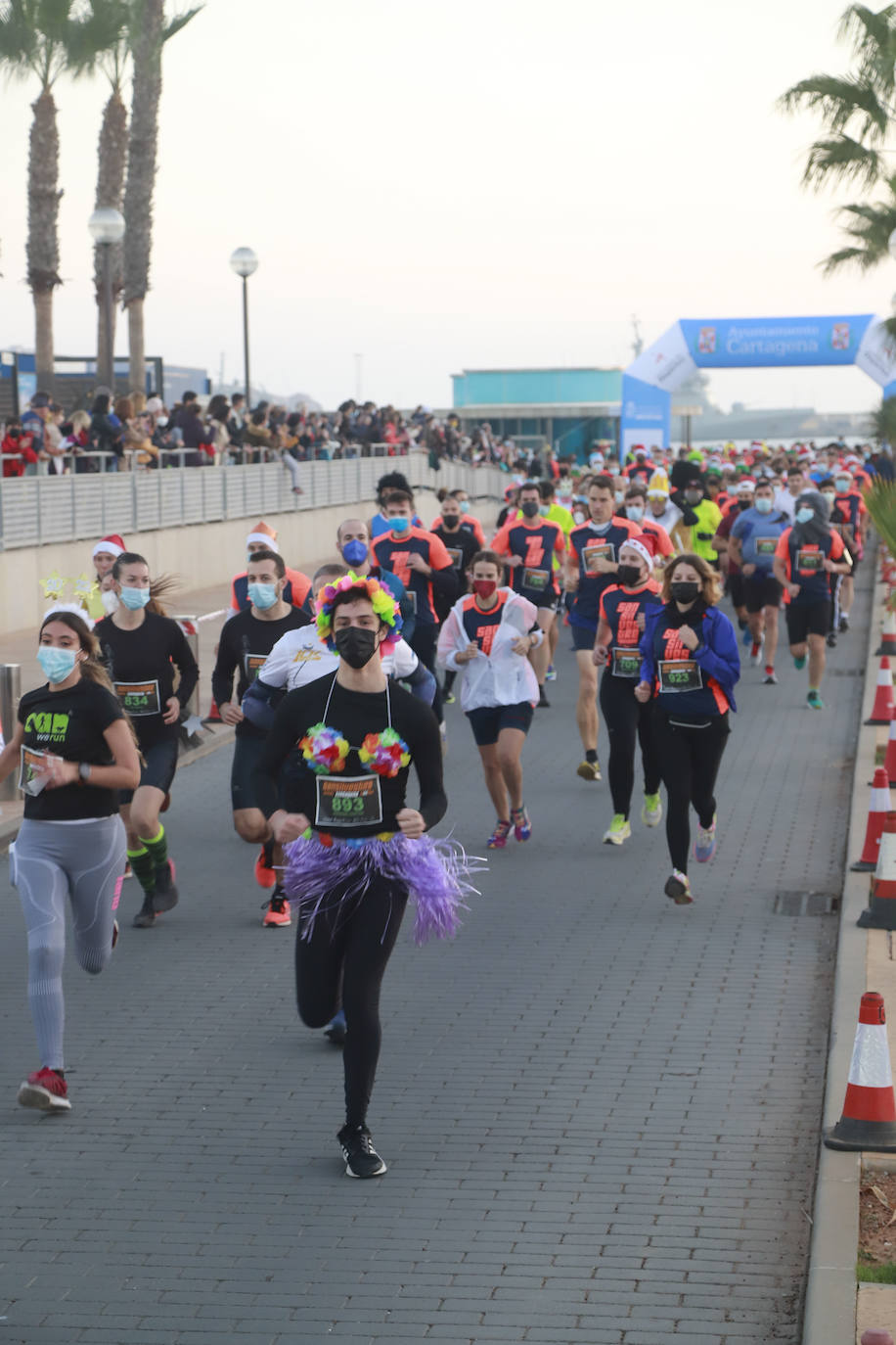 Fotos: El ambiente en la San Silvestre de Cartagena 2021, en imágenes