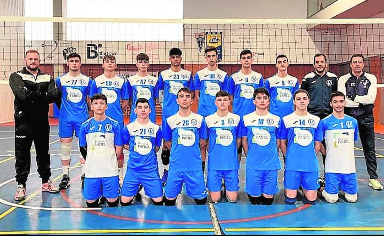 Plantilla del Voleadores Cieza cadete.