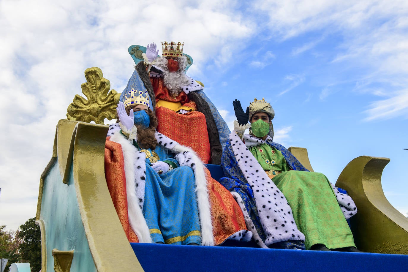 Fotos: Los Reyes Magos en carroza por las pedanías de Murcia, en imágenes