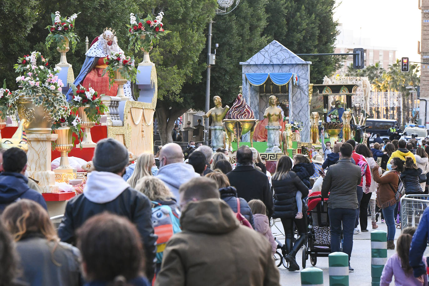 Fotos: Cabalgata estática de los Reyes Magos en Murcia