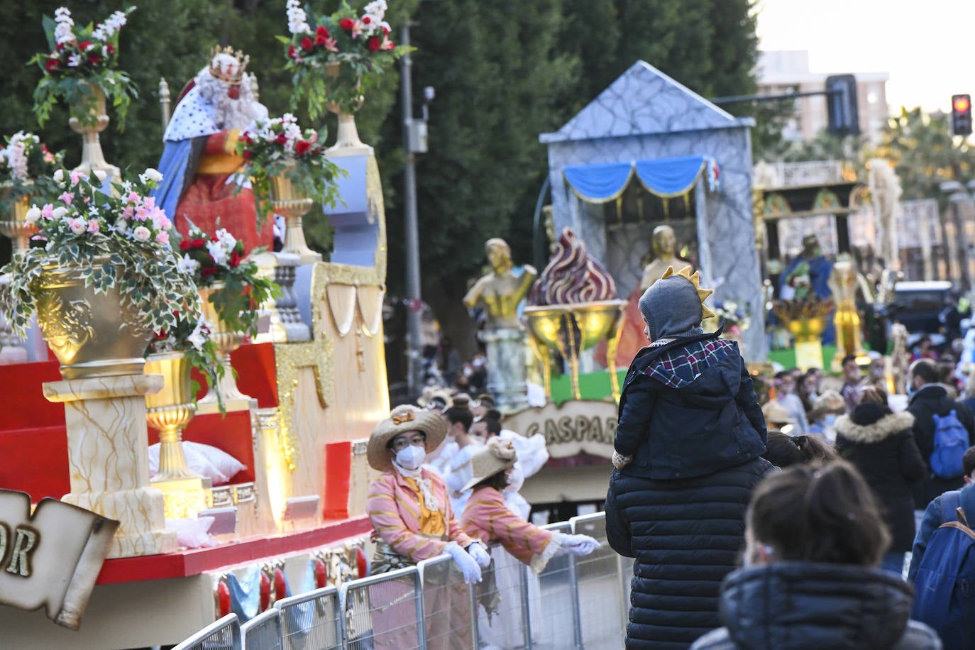 Fotos: Cabalgata estática de los Reyes Magos en Murcia