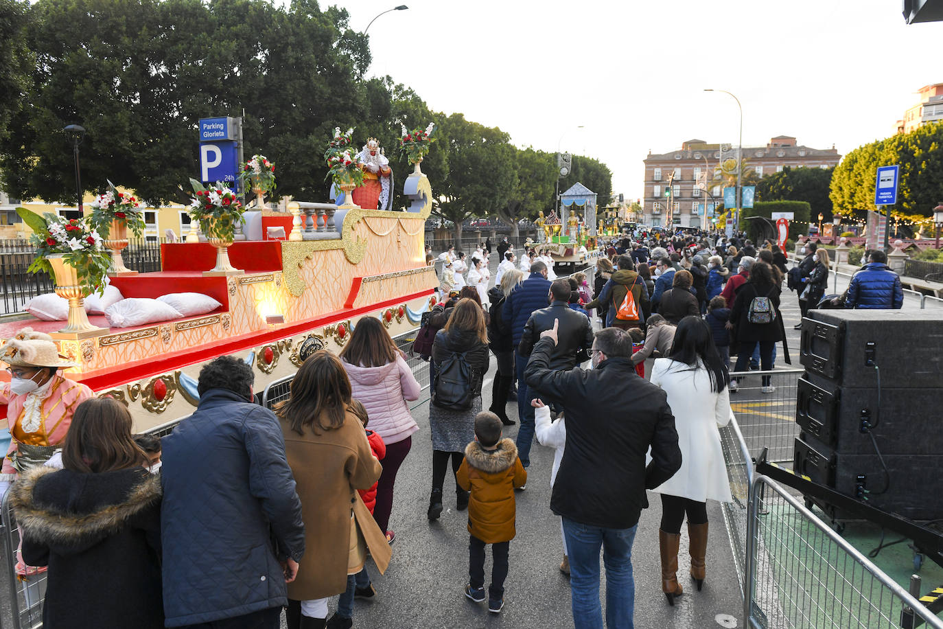 Fotos: Cabalgata estática de los Reyes Magos en Murcia