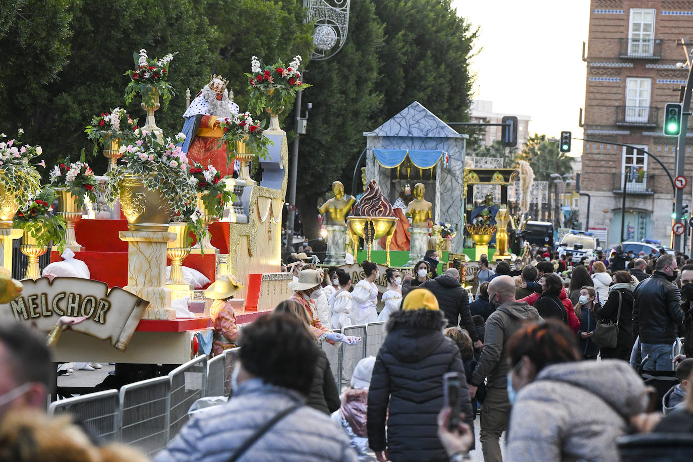 Fotos: Cabalgata estática de los Reyes Magos en Murcia