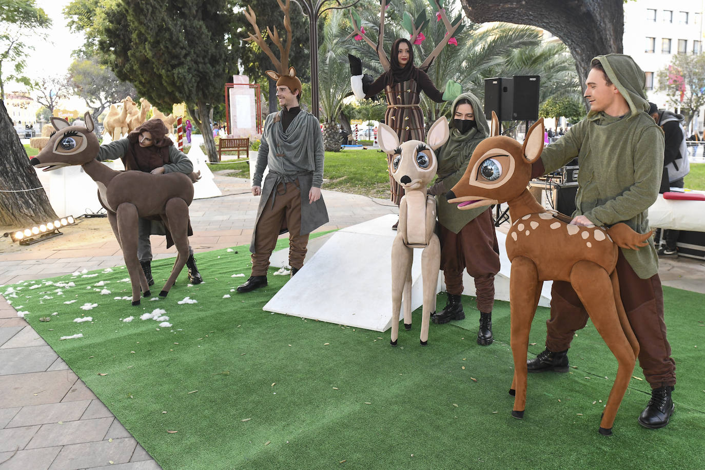 Fotos: Cabalgata estática de los Reyes Magos en Murcia