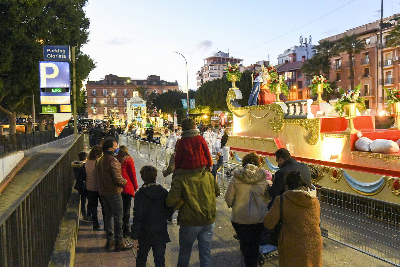 Fotos: Cabalgata estática de los Reyes Magos en Murcia