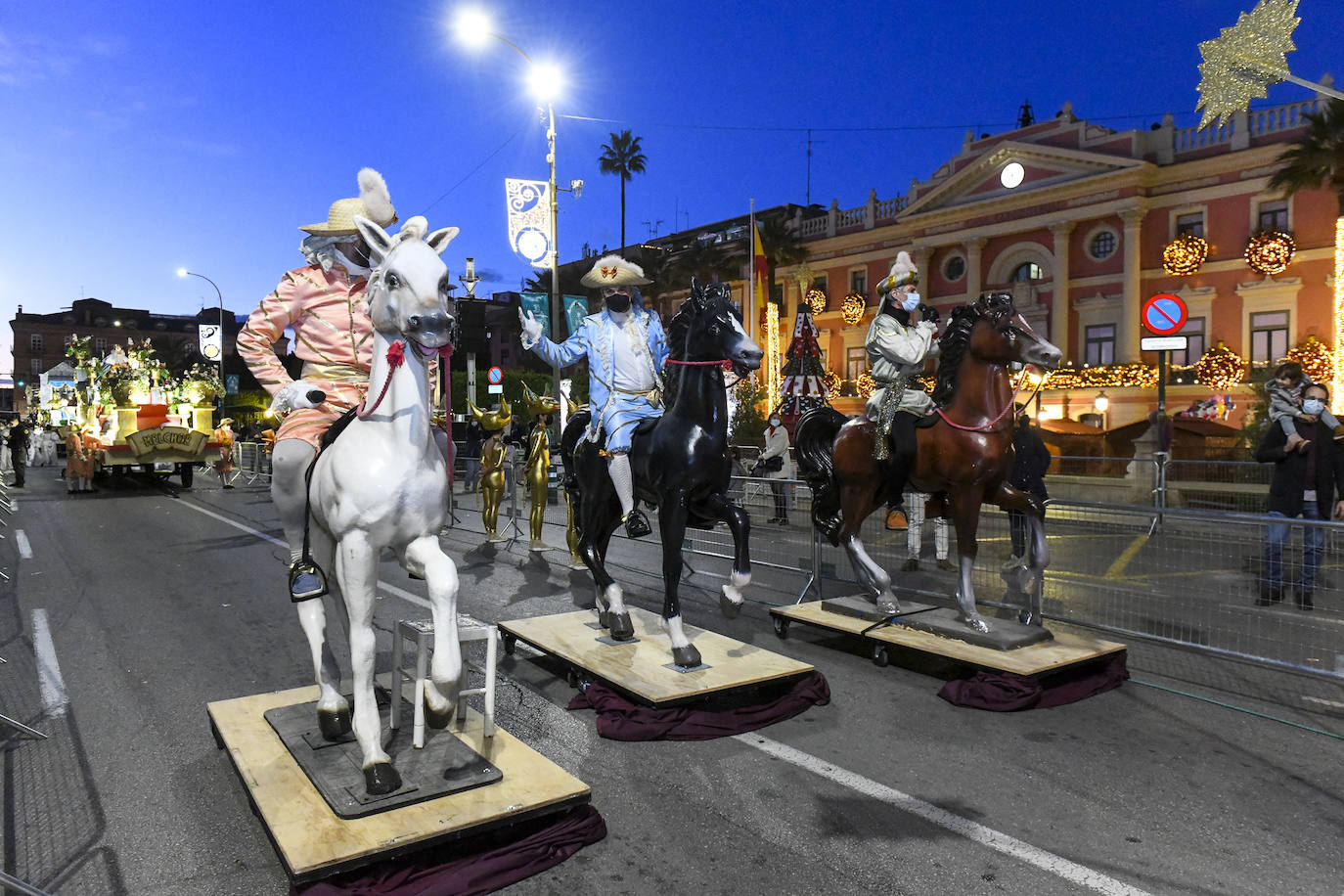 Fotos: Cabalgata estática de los Reyes Magos en Murcia