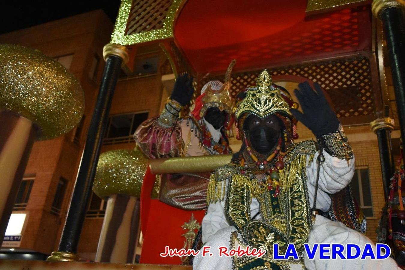 El Cortejo Real que precedía a las carrozas del Melchor, Gaspar y Baltasar, estaba compuesto por distintas carrozas, espectáculos musicales y personajes de fantasía. La Policía Local y el Cuerpo de Bomberos abrieron el recorrido, seguidos de Dafne Dance Academy, Goofy & Donald, Club Gymca VeraCruz, La Sirenita, Academia de Baile EDIG, Pinocho, Escuela de Baile de la Concejalía de Deportes, Las Mariposas, Escuela de Baile Ana, La Bella y la Bestia, la Guardia de Darth Vader y la Banda de Música La Compañía.