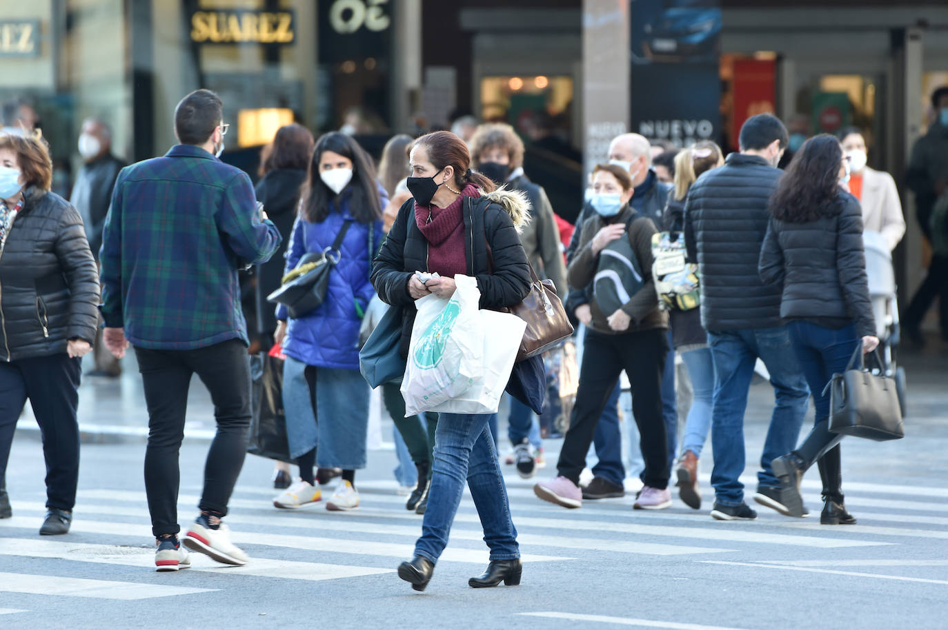 Fotos: Comienzan las rebajas de invierno en Murcia