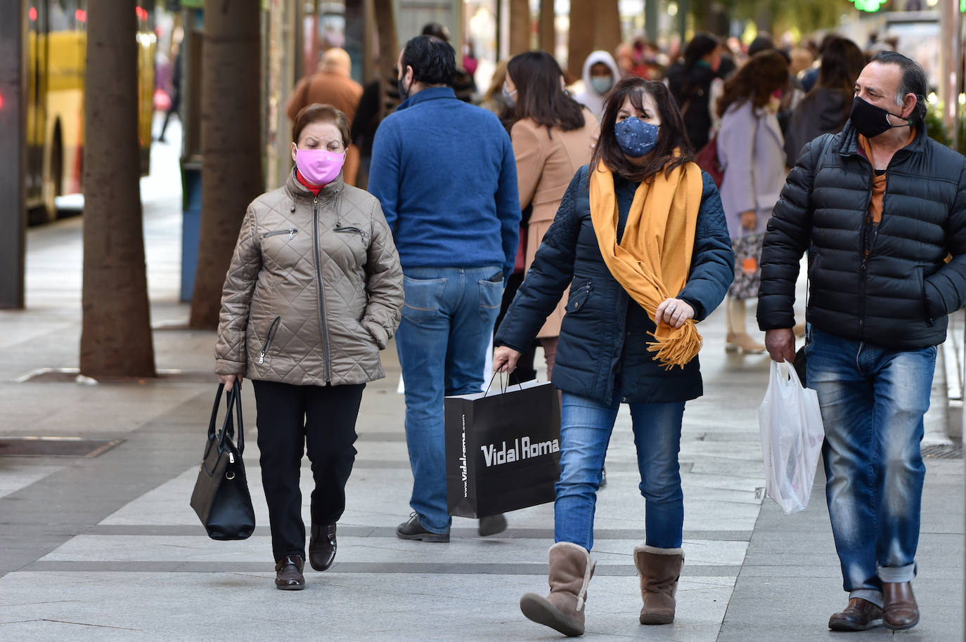Fotos: Comienzan las rebajas de invierno en Murcia