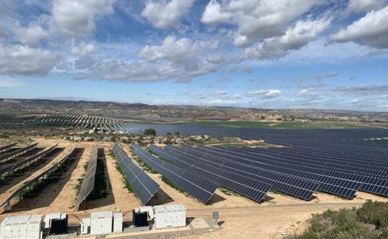 Paneles solares de Soltec, en una foto de archivo.