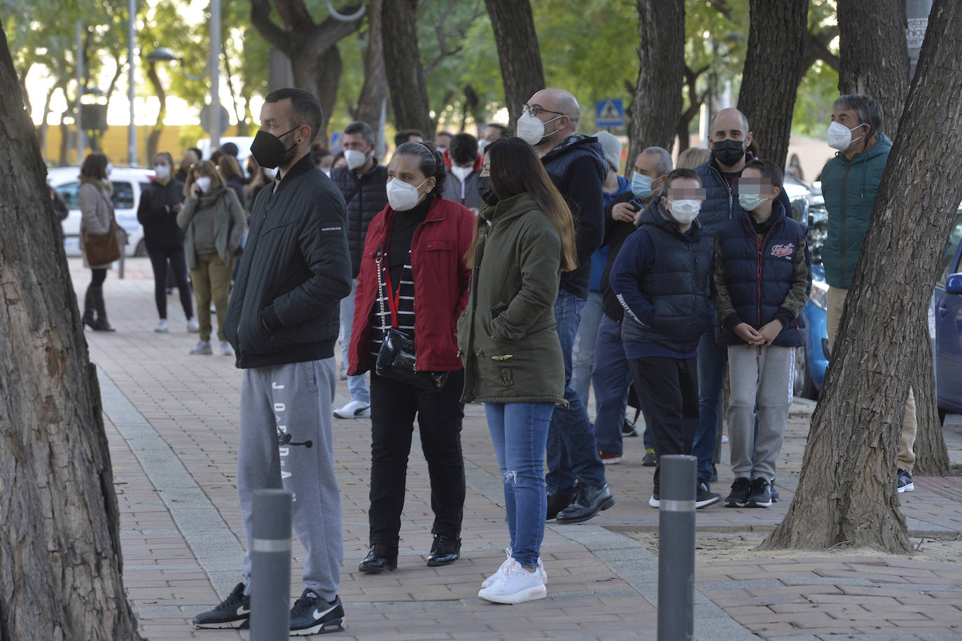 Fotos: Test de antígenos en el centro de salud de San Andrés de Murcia