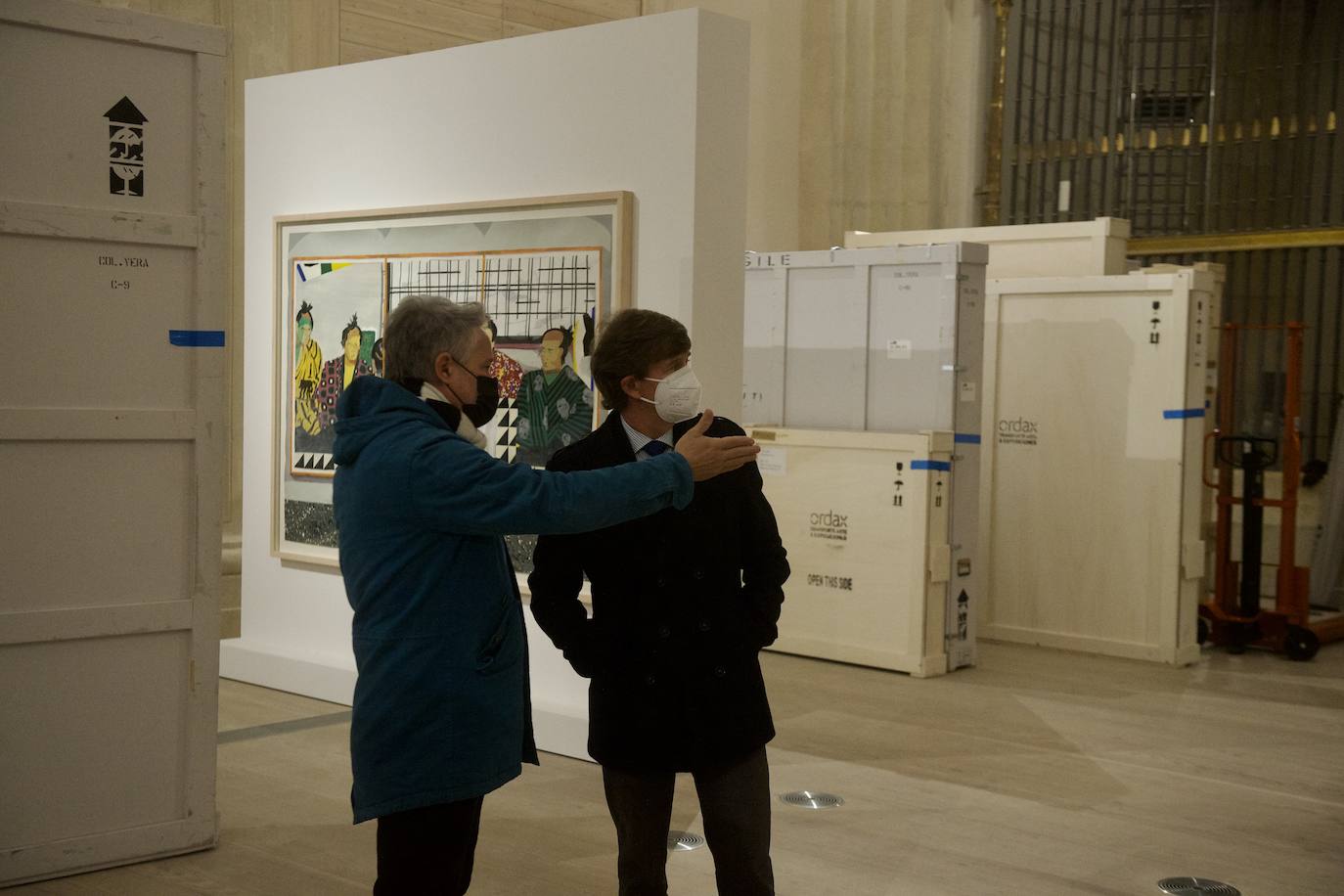 Fotos: Montaje de la exposición &#039;Atlas, coordenadas e identidades en la colección Mariano Yera&#039;