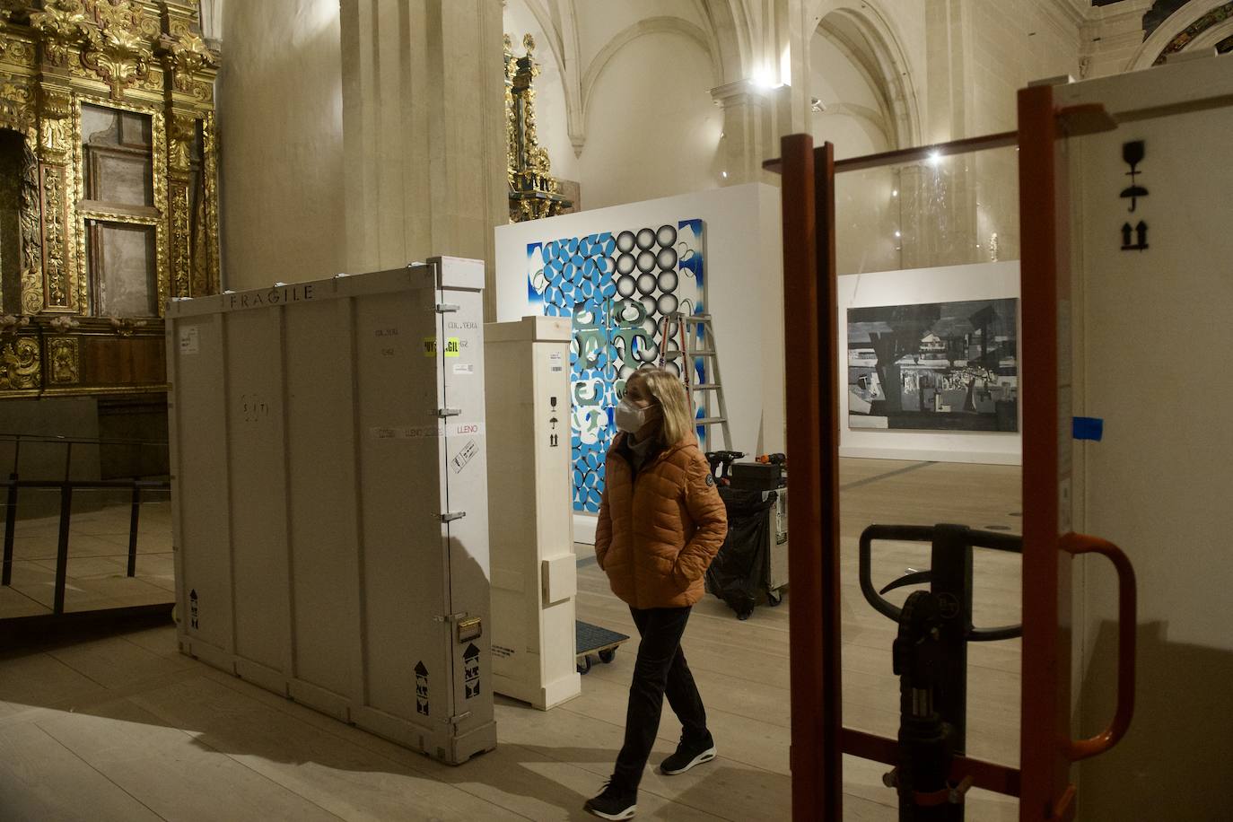 Fotos: Montaje de la exposición &#039;Atlas, coordenadas e identidades en la colección Mariano Yera&#039;