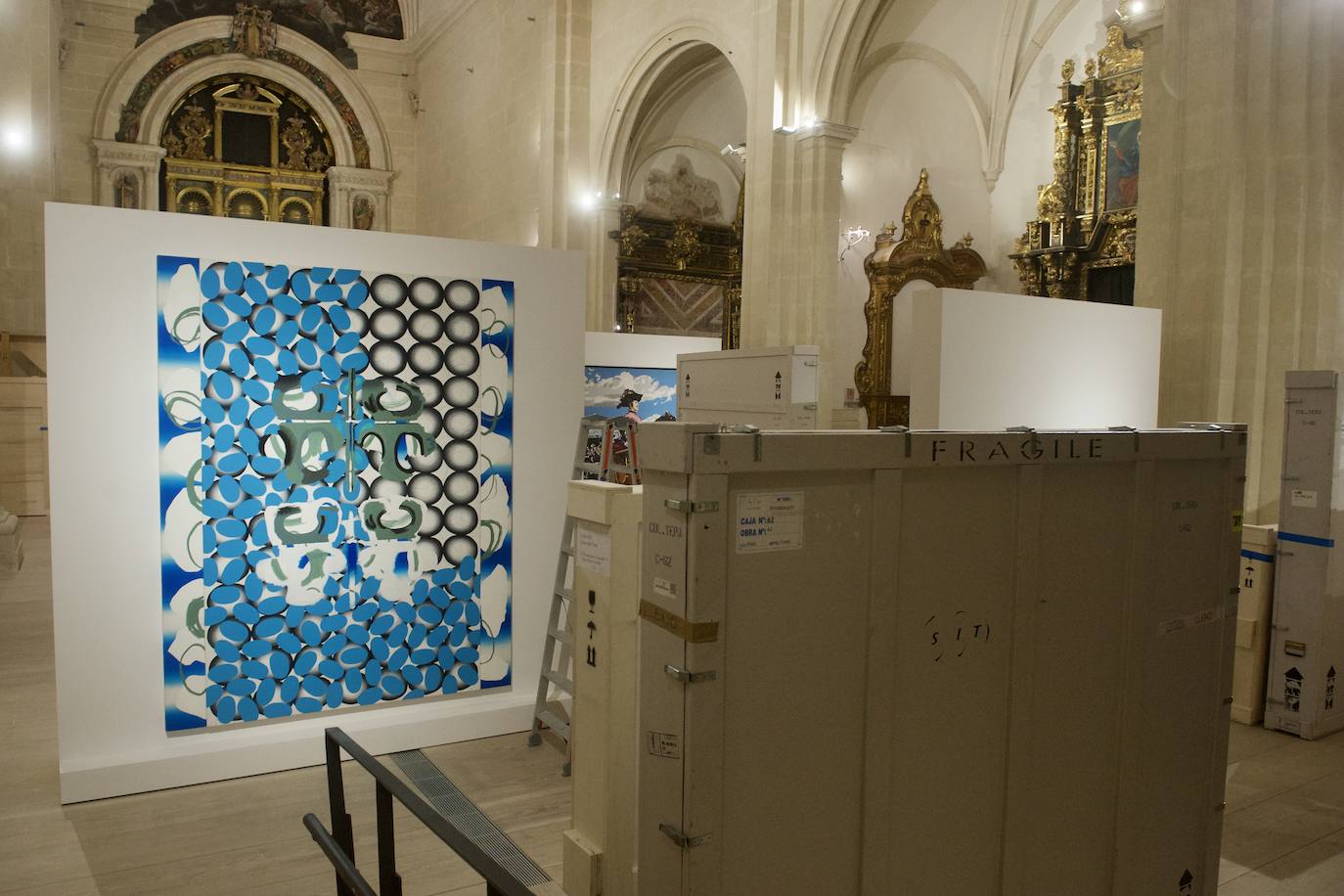 Fotos: Montaje de la exposición &#039;Atlas, coordenadas e identidades en la colección Mariano Yera&#039;