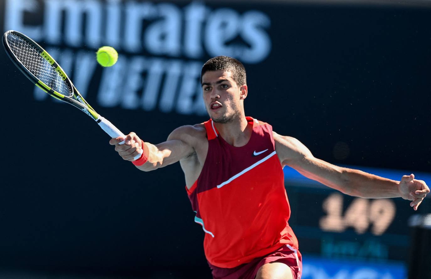 Fotos: El partido de Alcaraz contra Lajovic, en imágenes