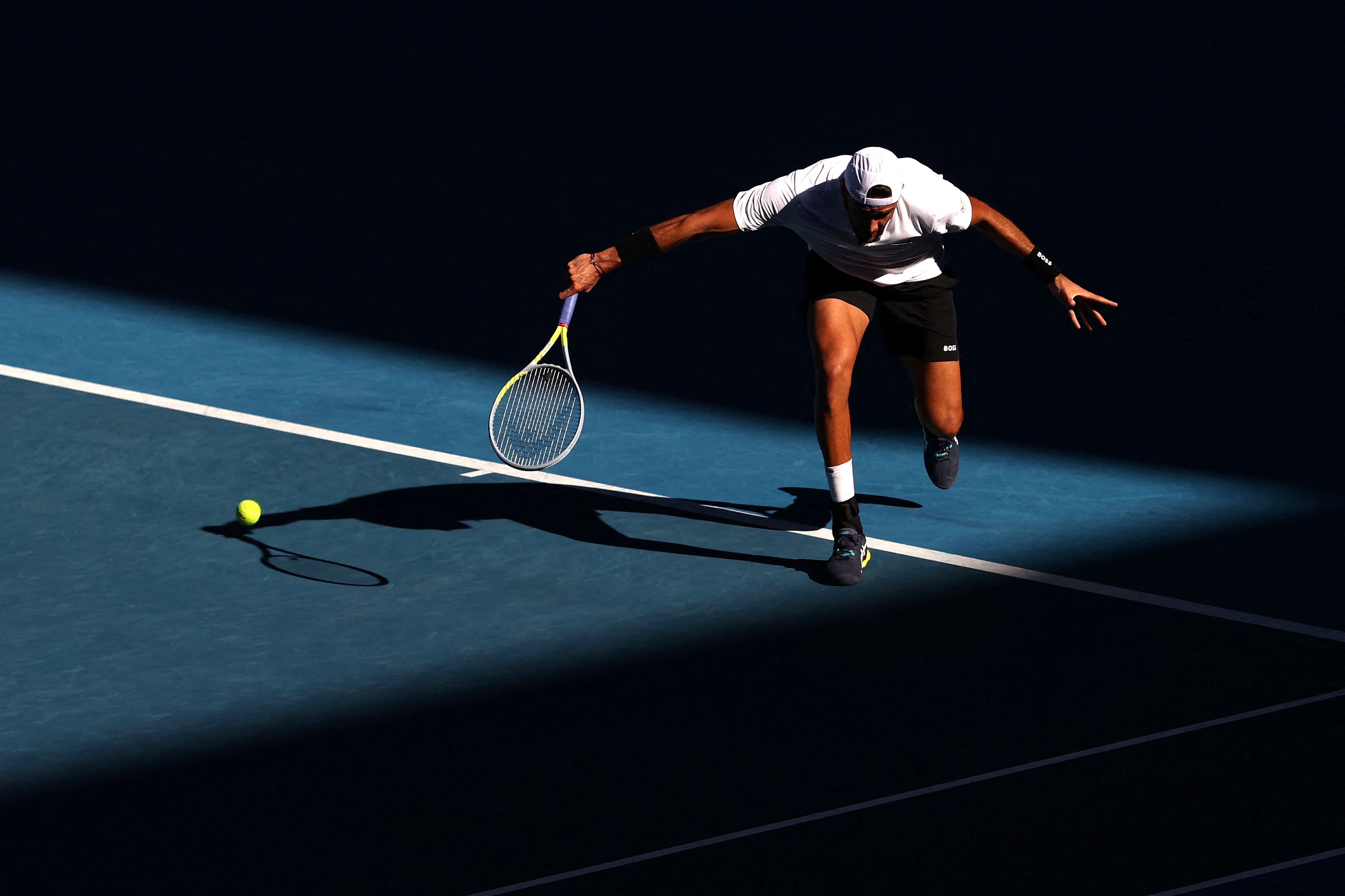 Fotos: El partido entre Carlos Alcaraz y Mateo Berrettini del Open de Australia, en imágenes