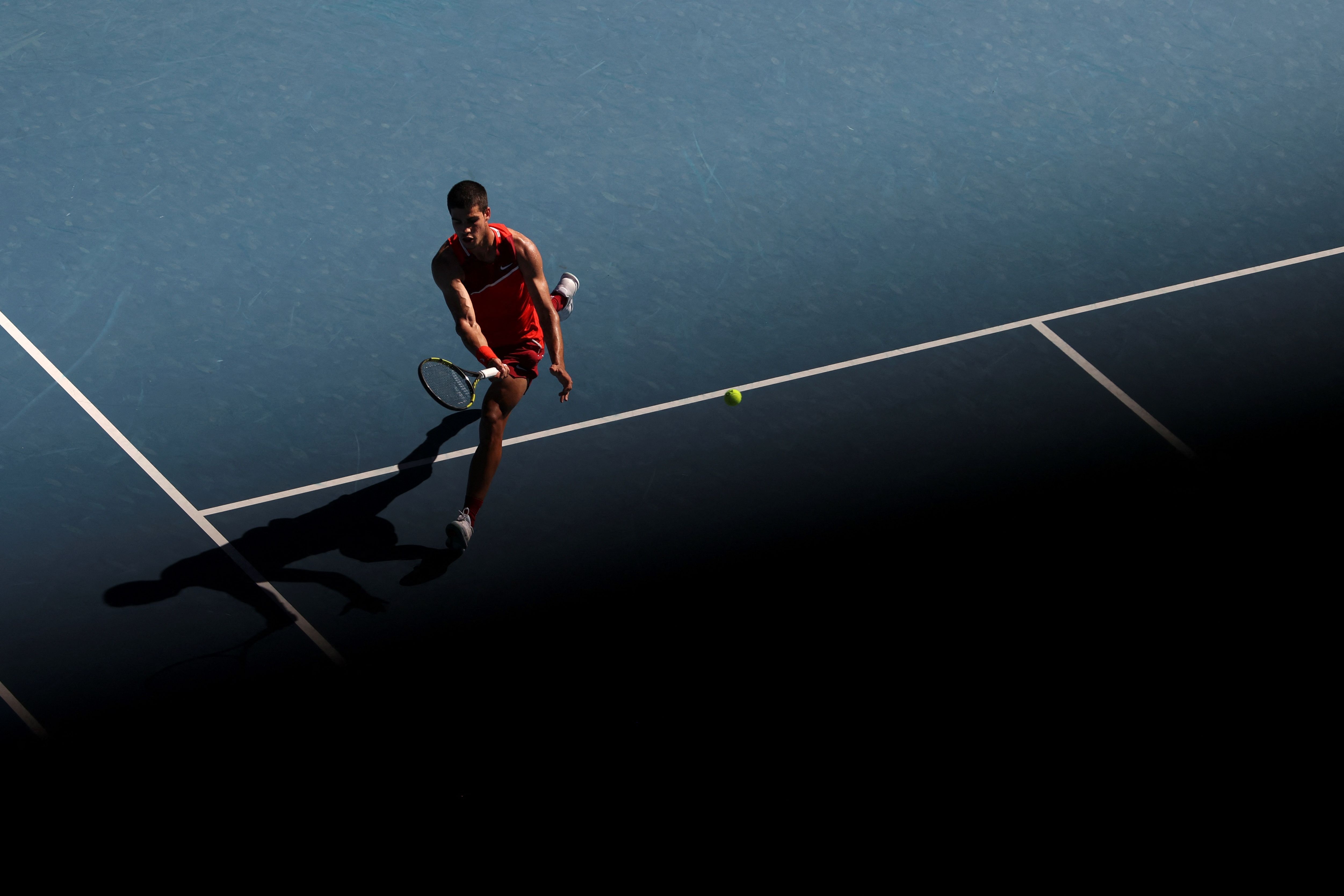 Fotos: El partido entre Carlos Alcaraz y Mateo Berrettini del Open de Australia, en imágenes