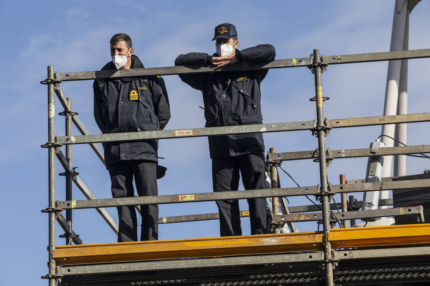 Fotos: Visita de la ministra de Defensa al astillero de Navantia en Cartagena