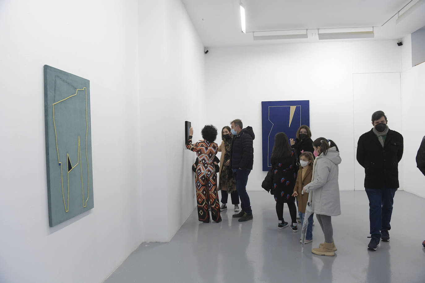 Fotos: Sonia Navarro y las bordadoras de Lorca