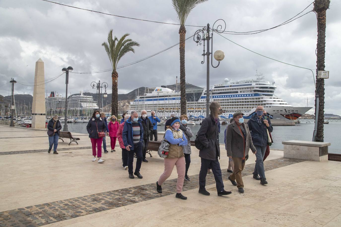 Fotos: Doble escala de cruceros en el Puerto de Cartagena